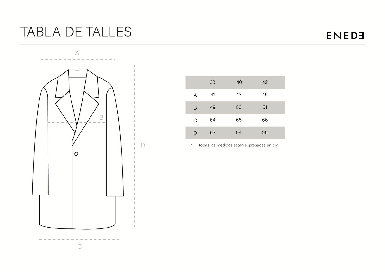 Tabla de talles